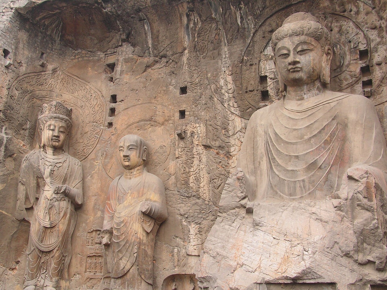 Longmen Grottoes.