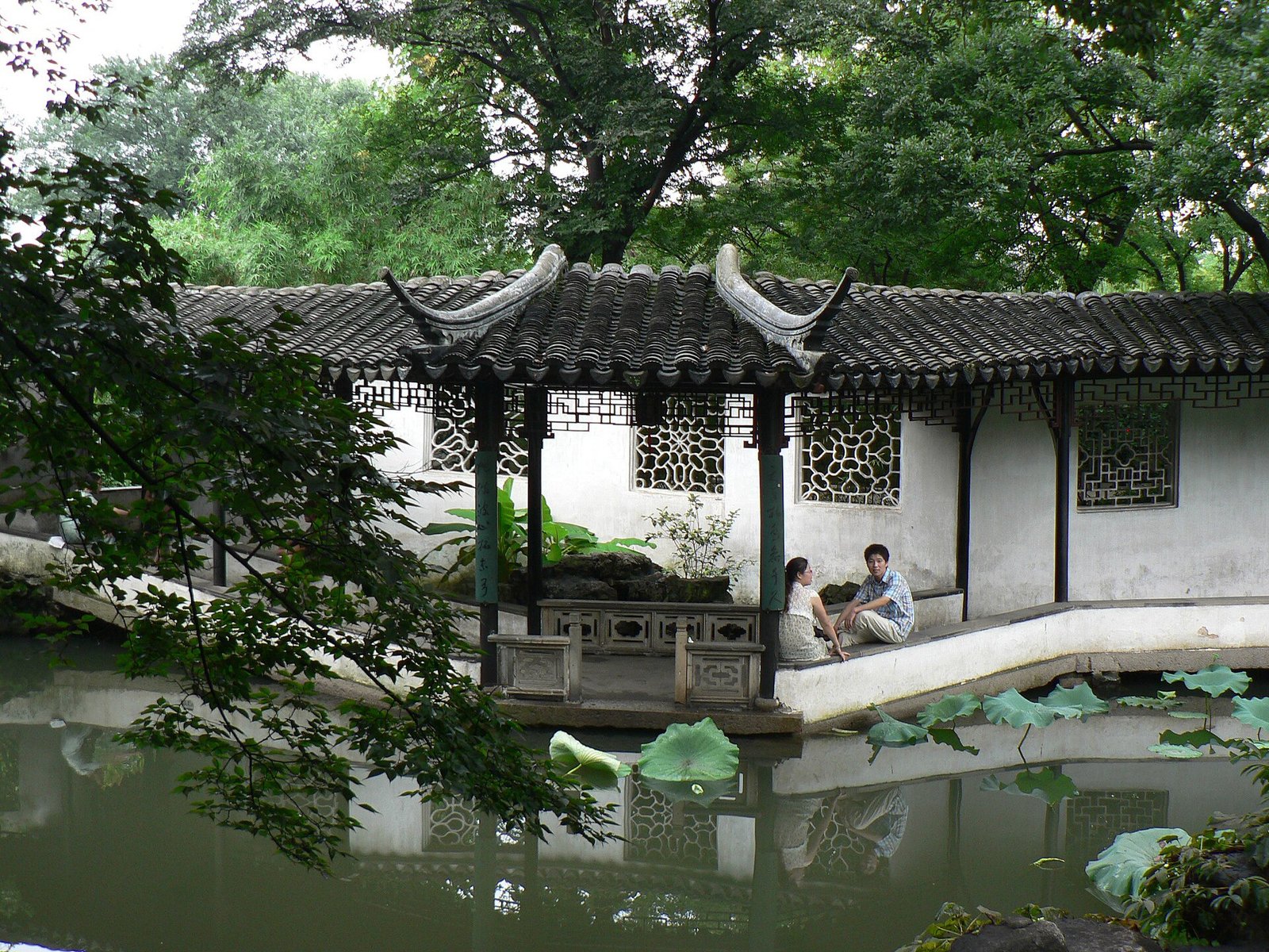 Humble Administrators Garden corridor.