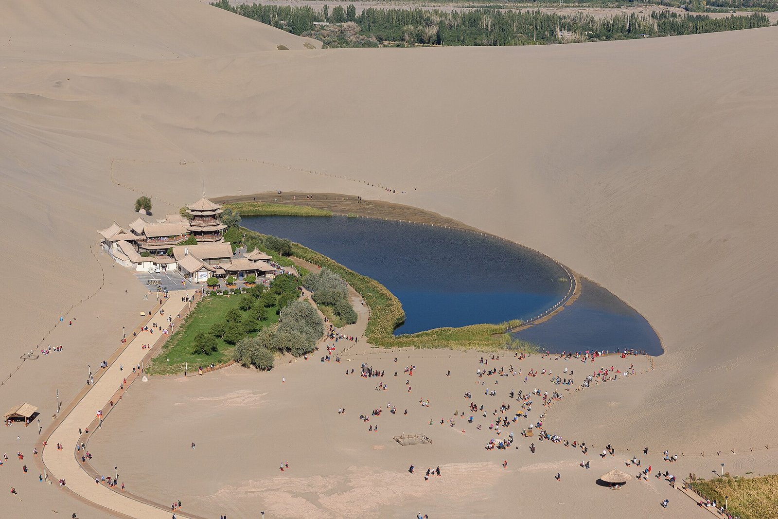 Crescent Lake Dunhuang.