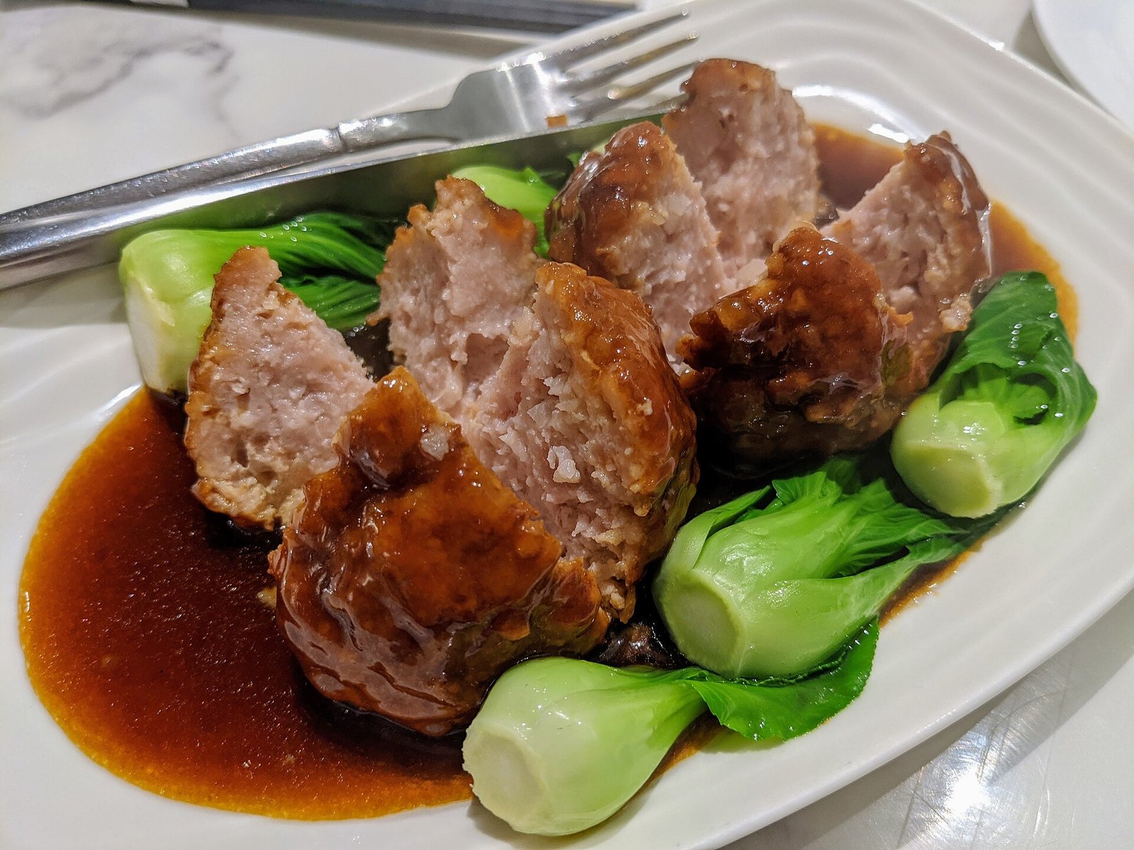 Lions head meatball.