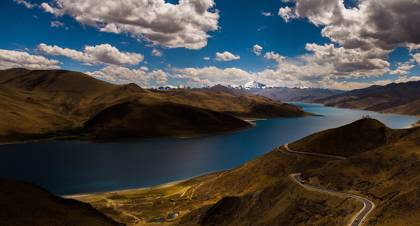 Yamdrok Lake.