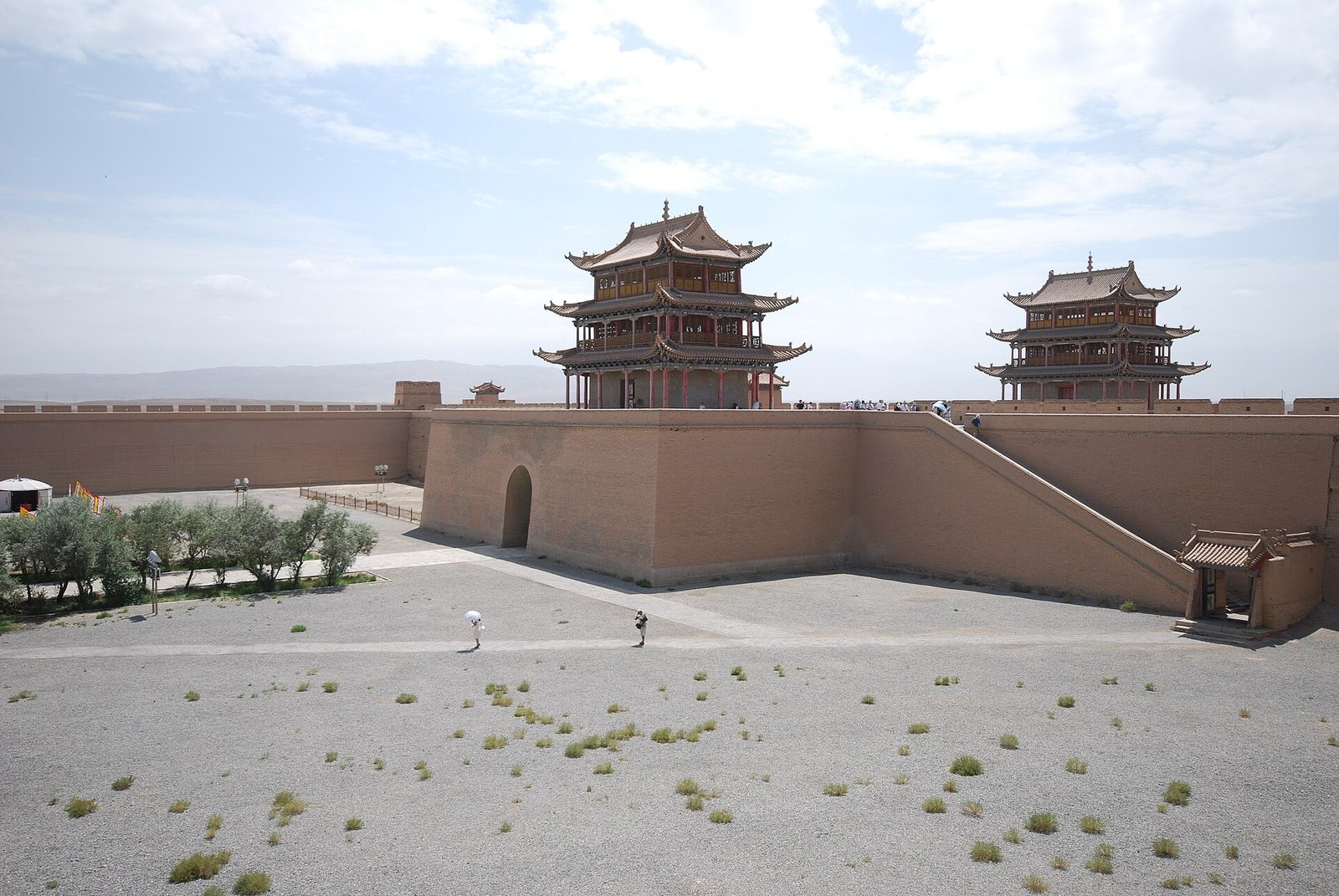 Jiayuguan fortress.