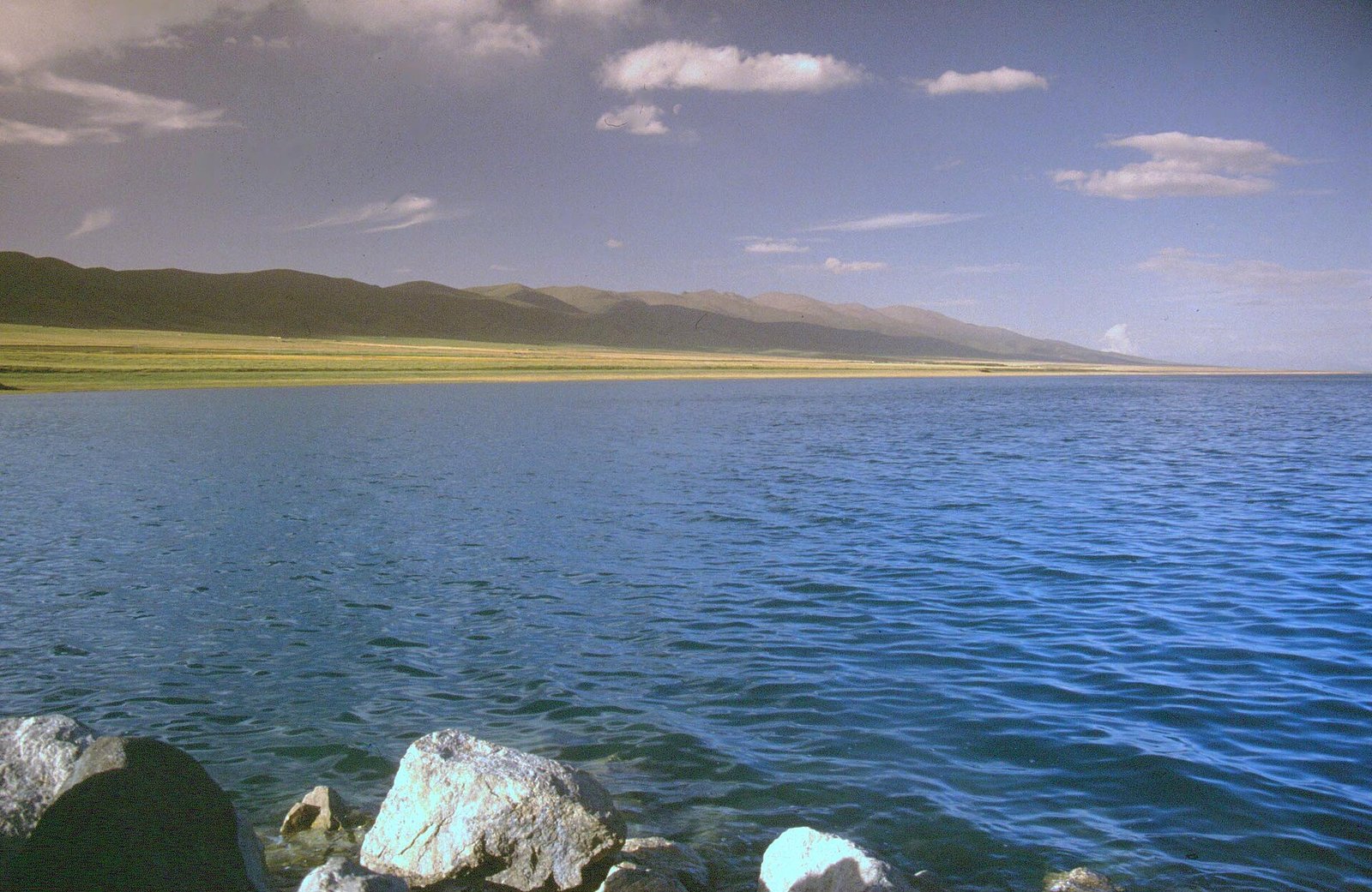 Qinghai Lake landscape.