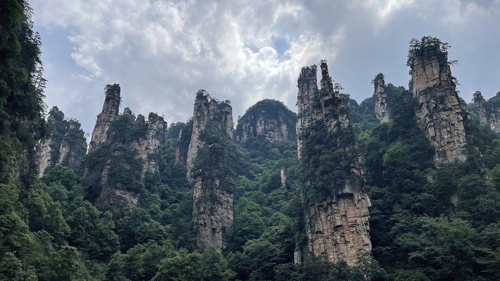 Wulingyuan scenic area.