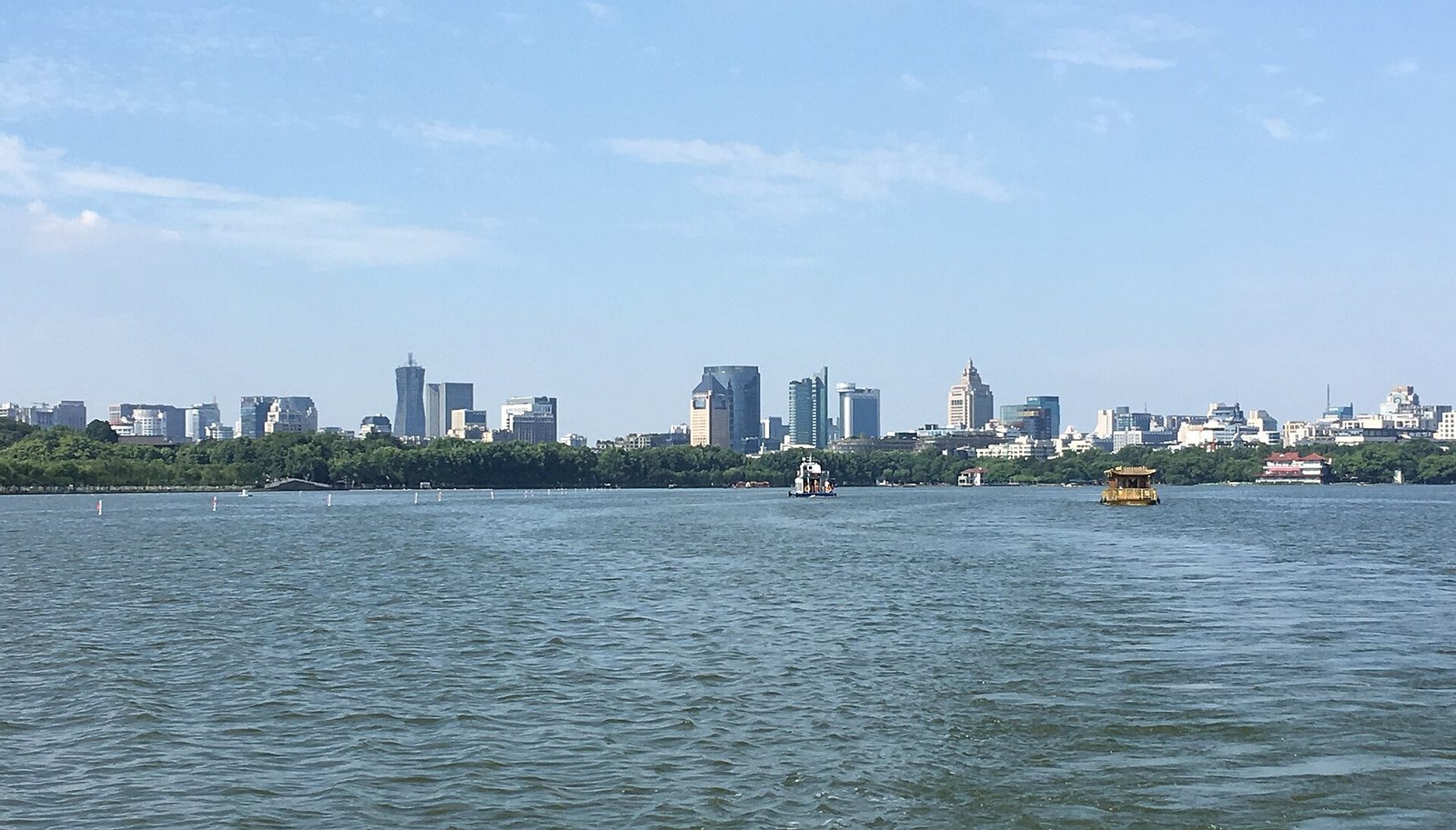West Lake Hangzhou panorama.