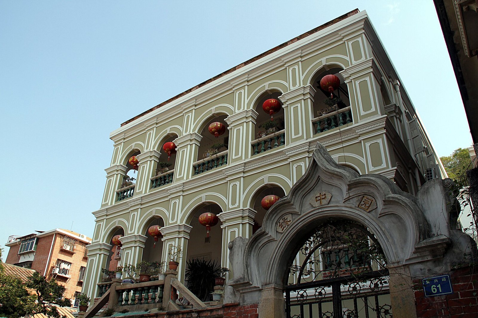 Gulangyu architecture.