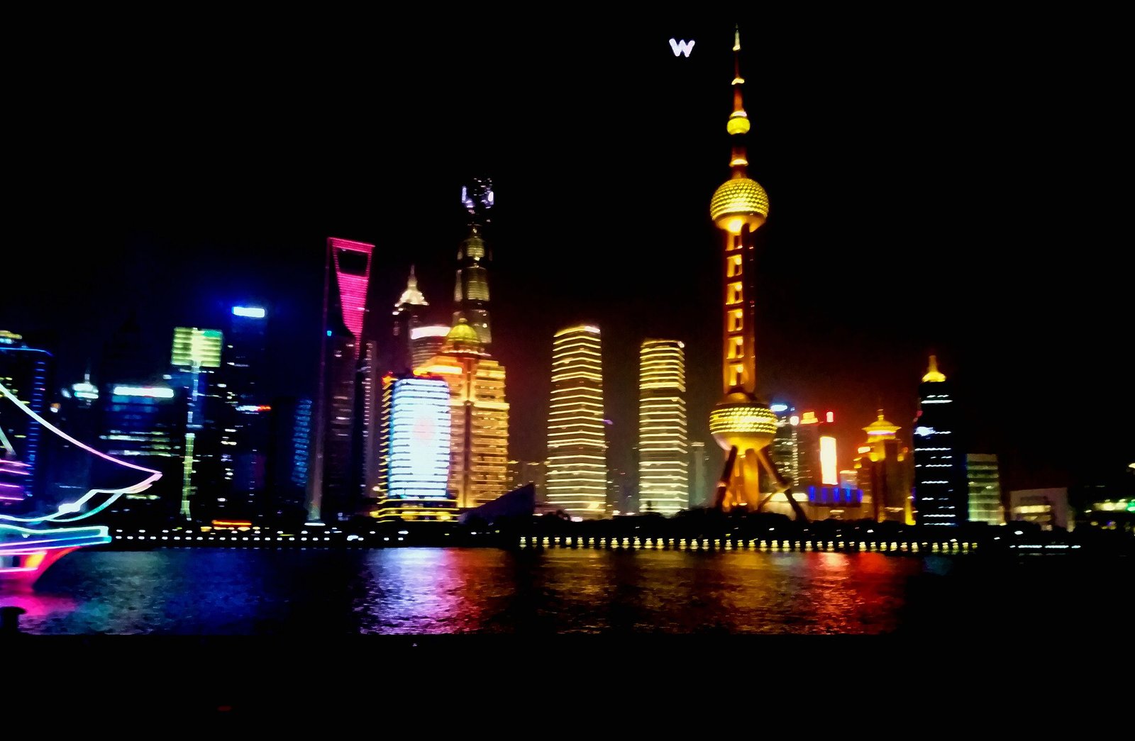 Shanghai Bund waterfront.
